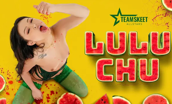 Любовник попробовал волосатую киску азиатки Лулу Чу со вкусом арбуза