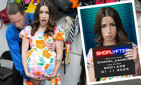 Воровка с фейковой беременностью Шанель Камрин оттрахана охранником