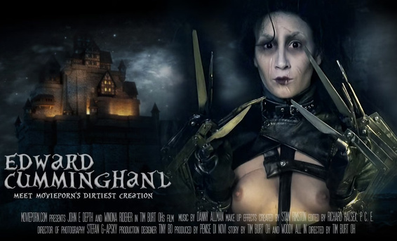 Опасный секс от первого лица в ХХХ пародии на «Эдвард руки-ножницы»