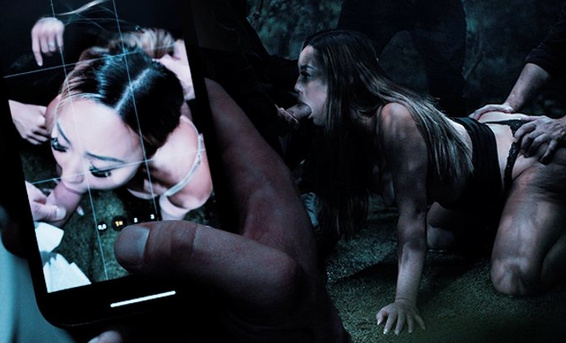 Хулиганы остановили время и пустили по кругу в лесу азиатку Казуми