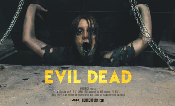 Грязный секс с демоншей в порно пародии на хоррор «‎Зловещие мертвецы»