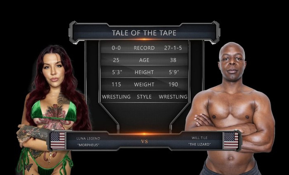 Луна Ледженд VS Уилл Тайл: межрасовый секс поединок легенды и новичка