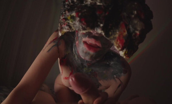 Зараженный монстр из игры The Last of Us скачет на члене старика Джоэла