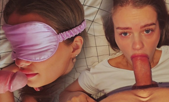 Похотливый пасынок разбудил членом свою молоденькую русскую мачеху