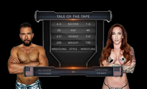 София Локк VS Уилл Паундер: страстная борьба тяжеловесов ХХХ индустрии