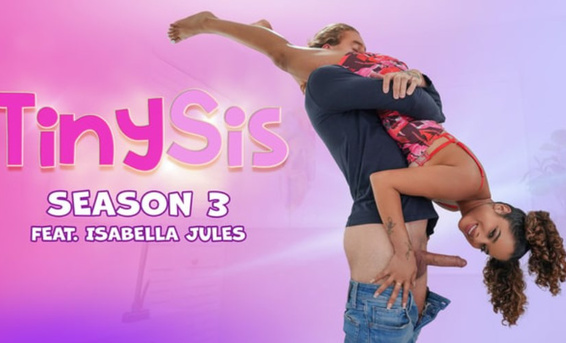 Большой брат учит сексу миниатюрную сводную сестру Изабеллу Джулс