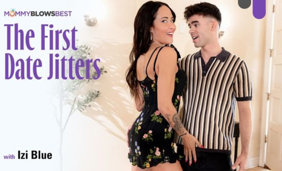 Милфа разведенка Изи Блю на первом свидании сосет член молодого парня