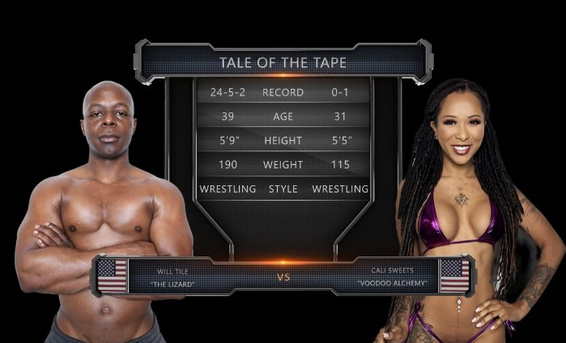 Кали Свитс VS Уилл Тайл: чемпион знакомит новичка с черным членом