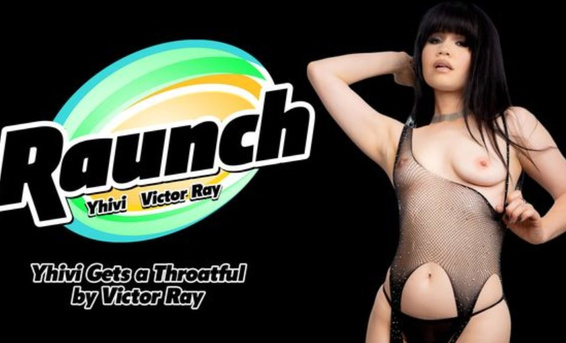 Грубый любовник жестко насаживает на член хрупкую брюнетку Йиви