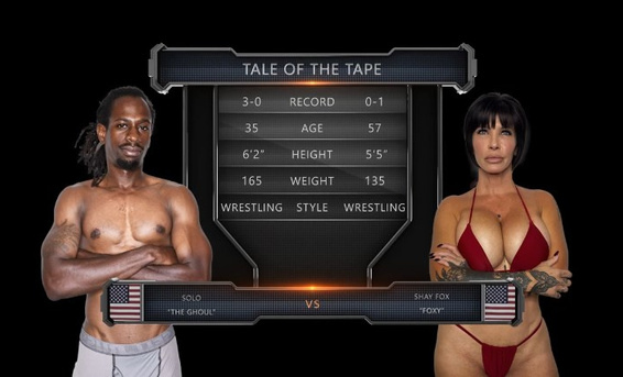 Шей Фокс VS Соло: негр натянул на кукан зрелую борчиху неудачницу