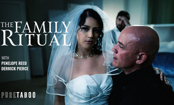 Муж в первую брачную ночь смотрит на секс Пенелопы Рид с его отчимом