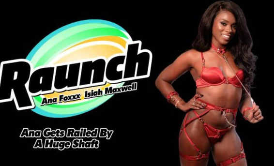 Черная любовь: негритянка Ана Фокс трахается в спальне с ебарем негром